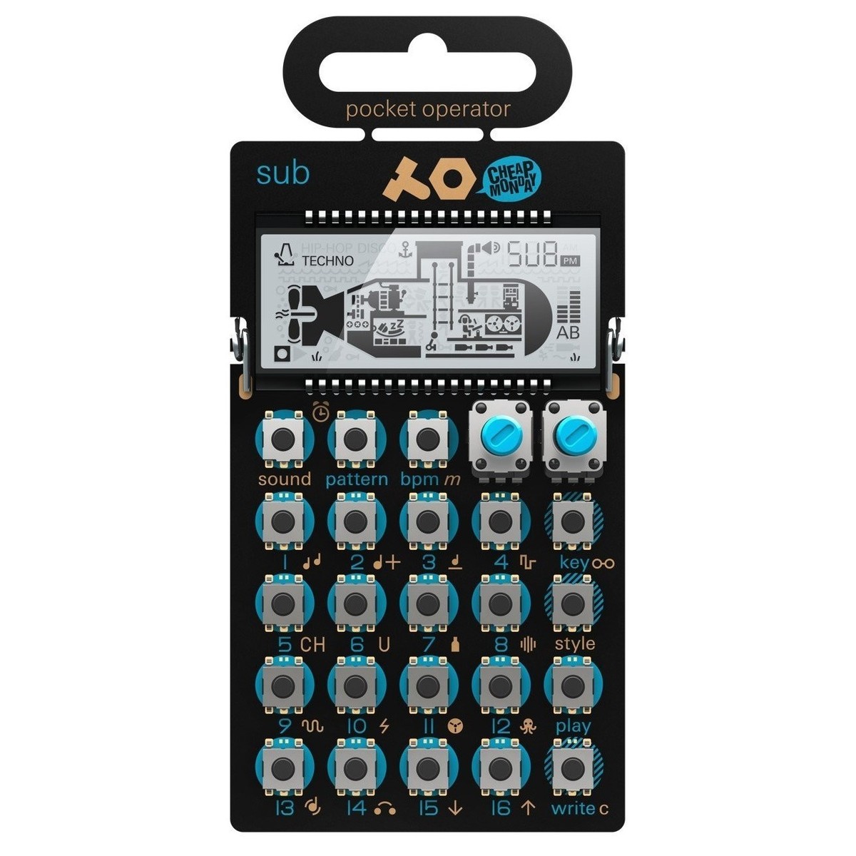 Teenage Engineering PO-14 Sub Pocket Bass Synthesizer