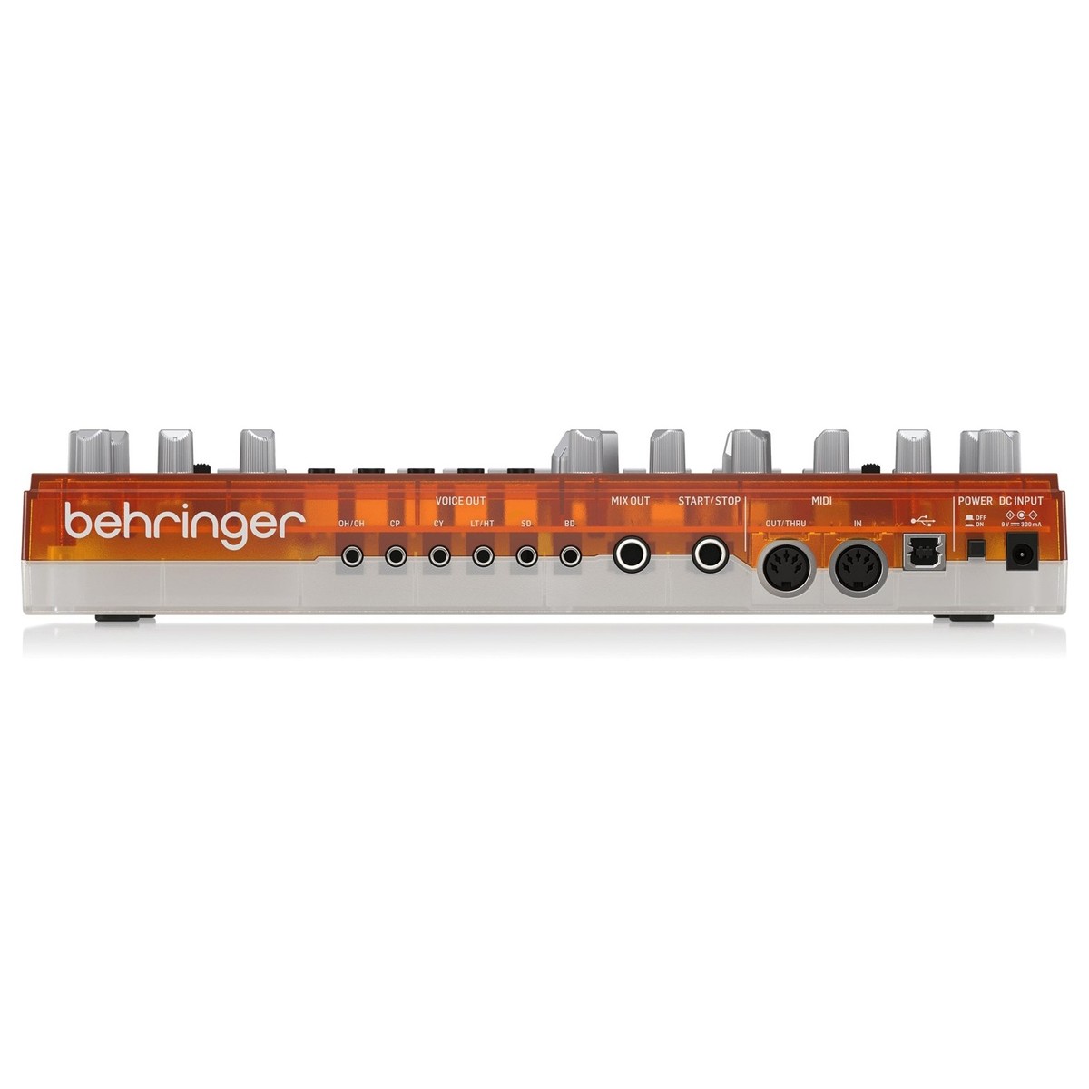 Behringer RD-6 Drum Machine Transparent Orange - Image 3