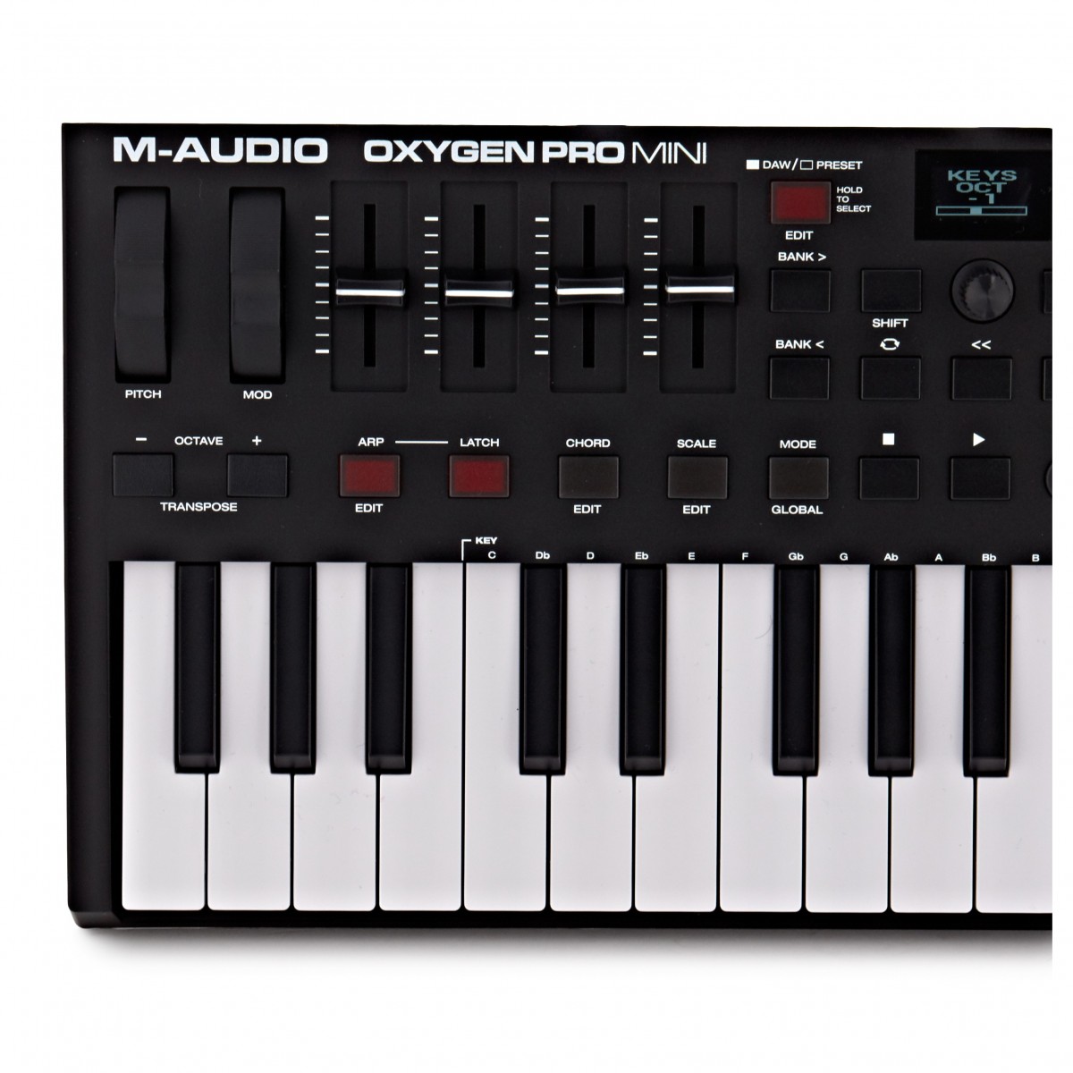 M-Audio Oxygen Pro Mini MIDI Controller MIDI Controller - Image 3