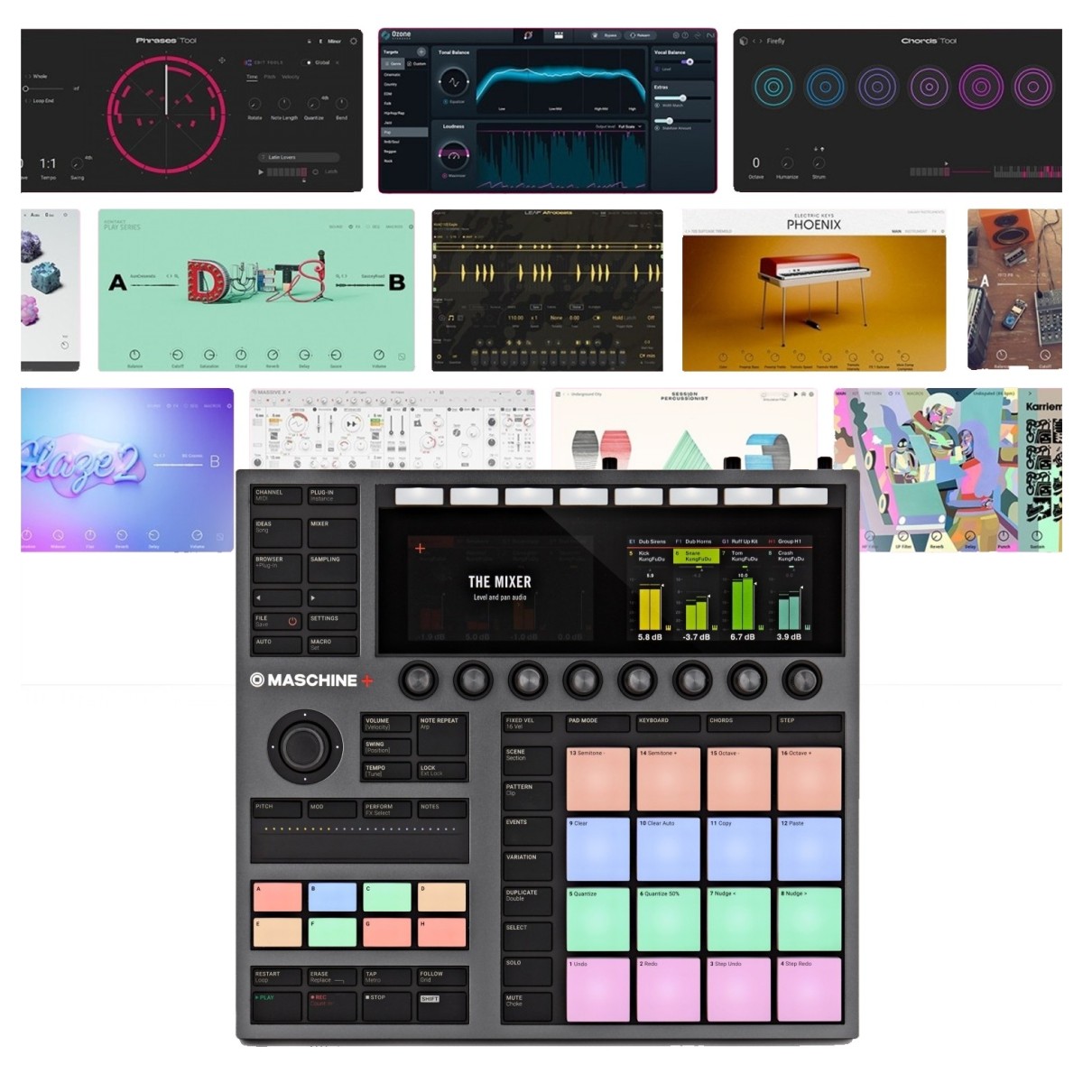 Native Instruments Maschine+ with Komplete 15