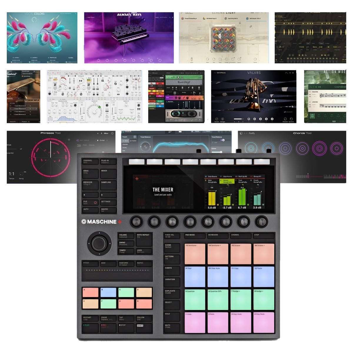 Native Instruments Maschine+ with Komplete 15 Ultimate