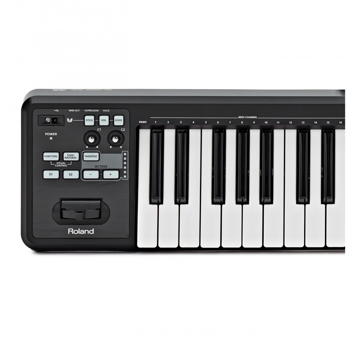 Roland A-49 MIDI Controller Keyboard Black MIDI Controller - Image 3