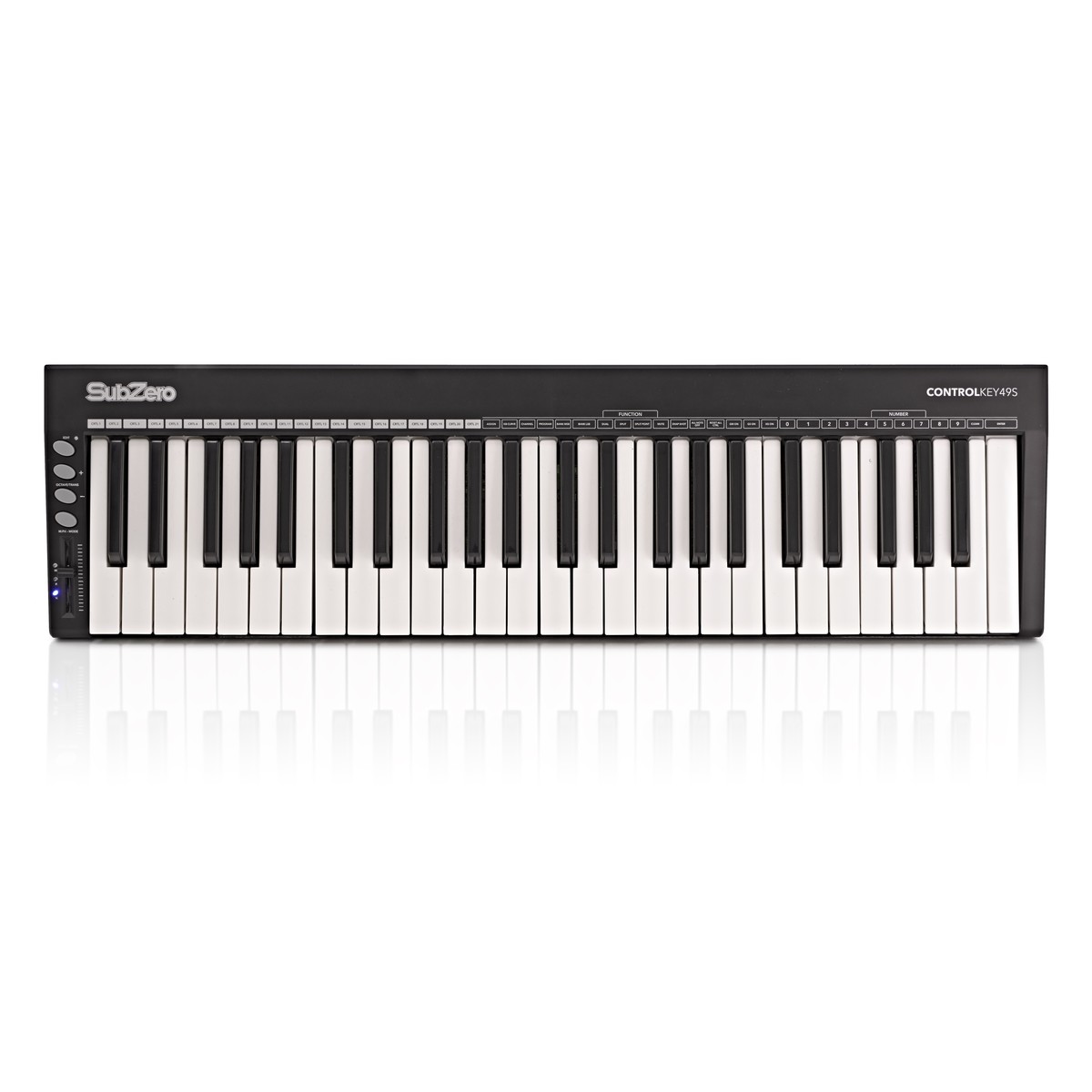 SubZero ControlKey49S 49 Key Slim MIDI Controller Keyboard MIDI Controller