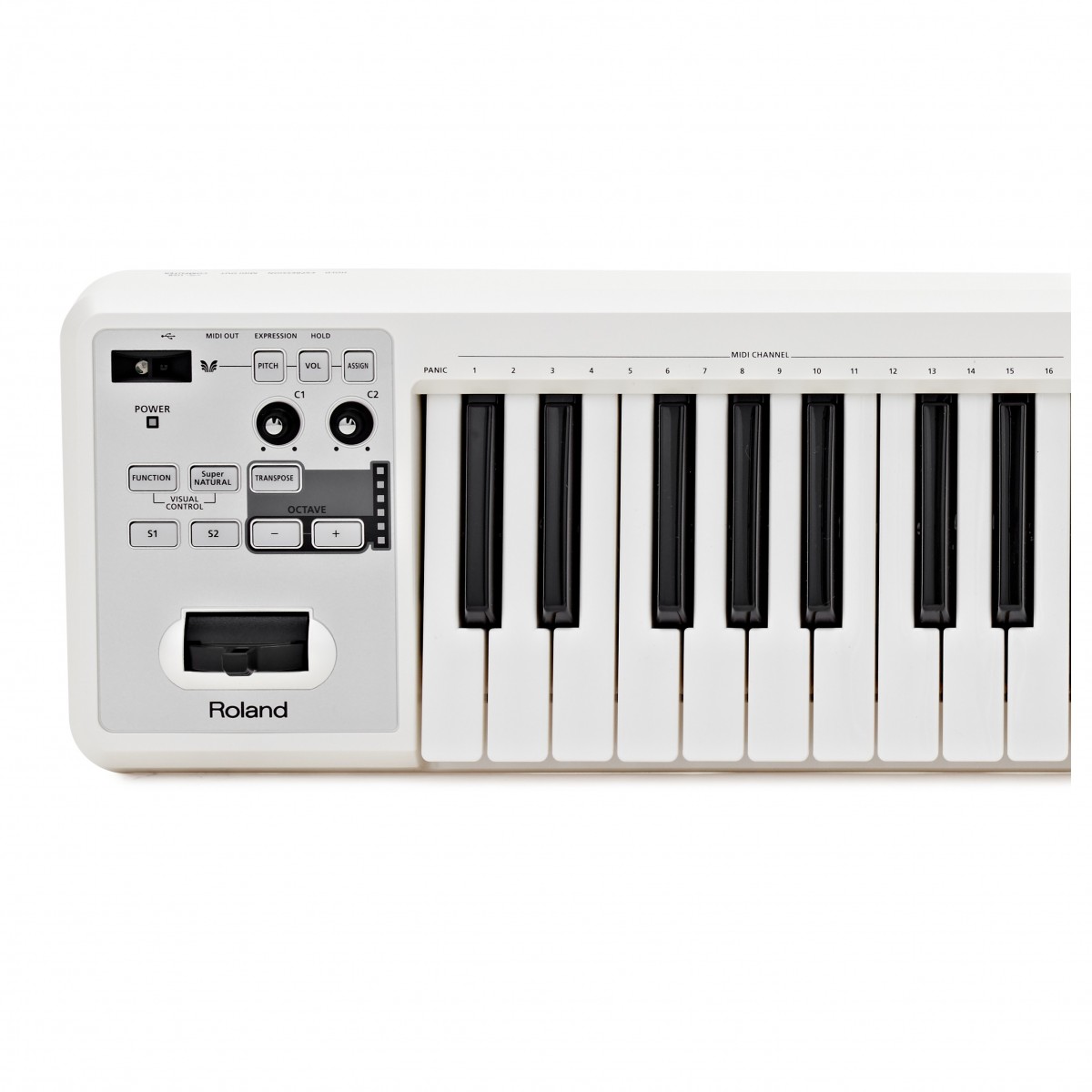 Roland A-49 MIDI Controller Keyboard White MIDI Controller - Image 3