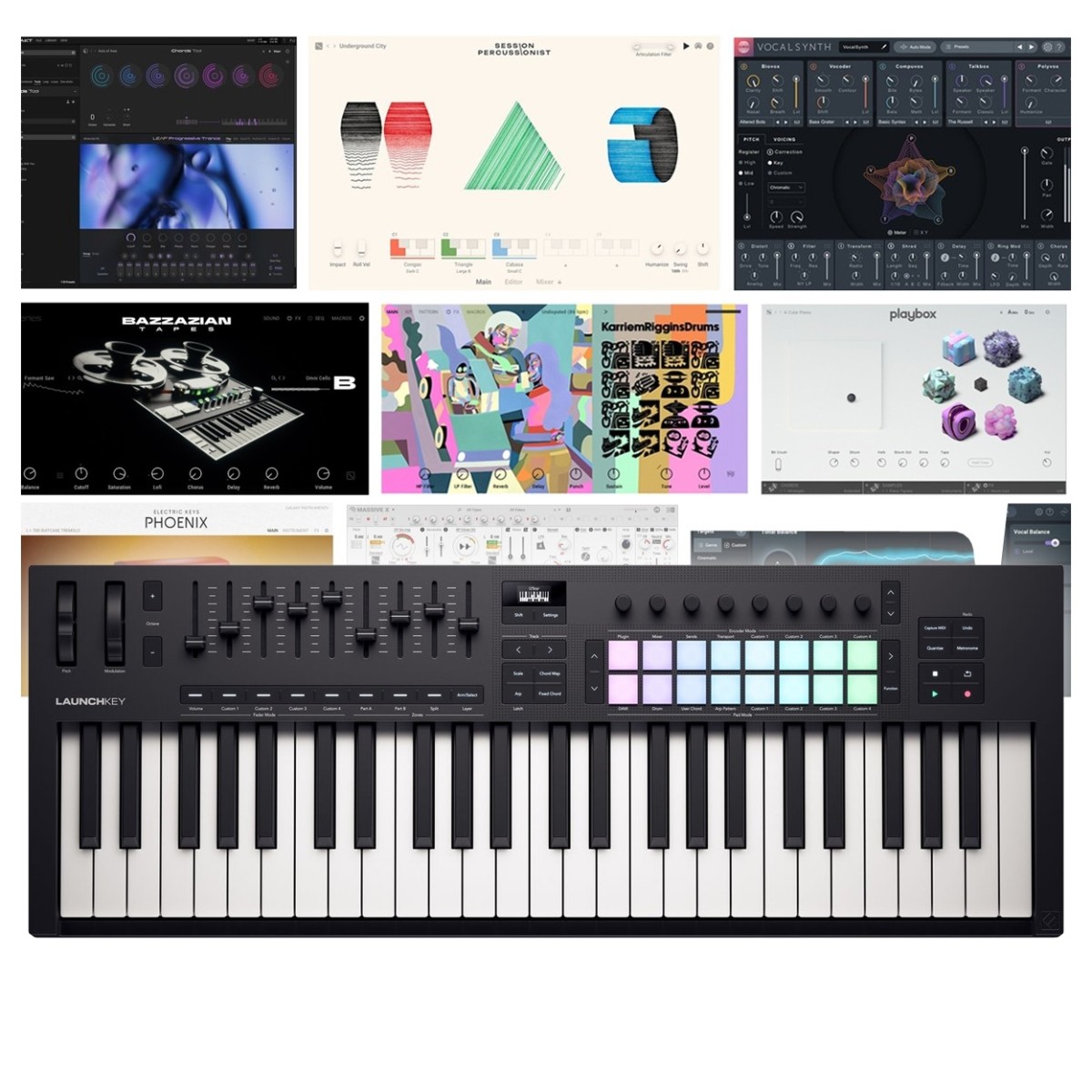 Novation Launchkey 49 MK4 With Komplete 15 Standard Upgrade for Komplete Select (Boxed) MIDI Controller