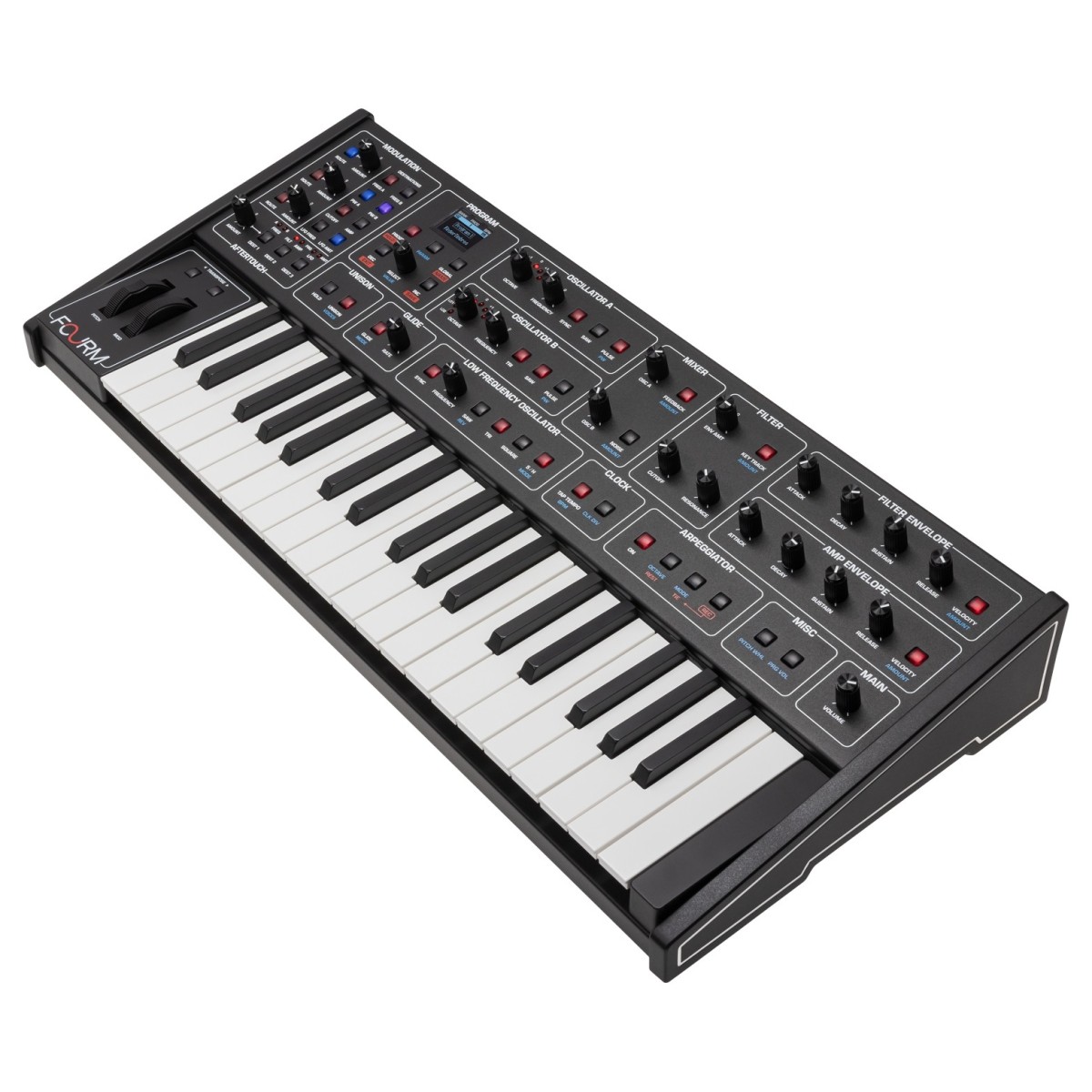 Sequential Fourm 4-Voice Analog Synthesizer - Image 3