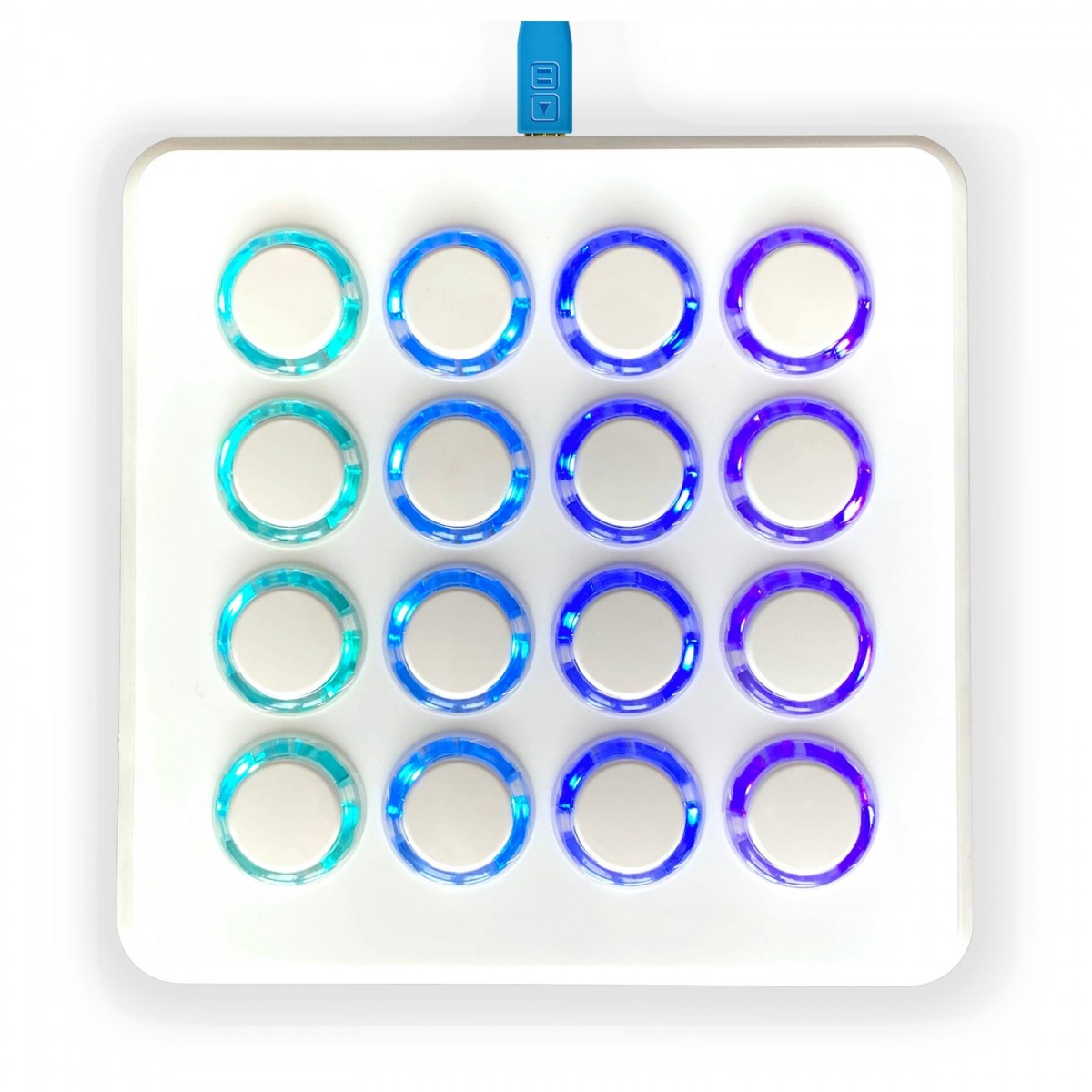 DJ Tech Tools MIDI Fighter Spectra White MIDI Controller