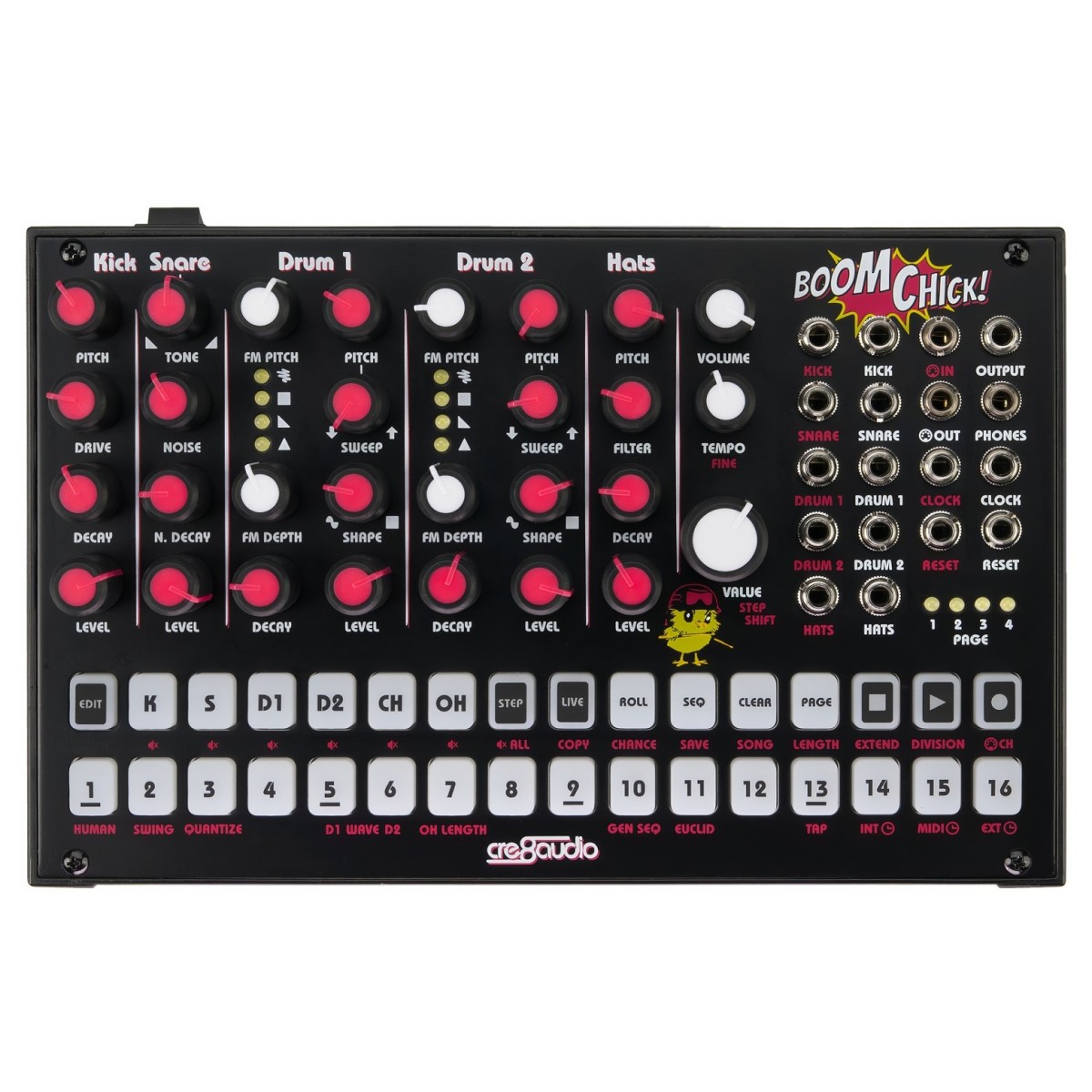 Cre8audio Boom Chick Desktop Drum Machine