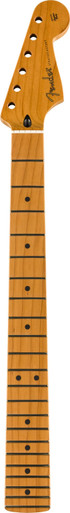 Fender Satin Roasted Maple Fat Stratocaster Neck Maple U Shape - Image 2