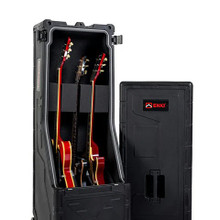 ENKI X-3 Electric Guitar Case for 3 Electric Guitars or 2 Acoustic Guitars in Black - Image 3