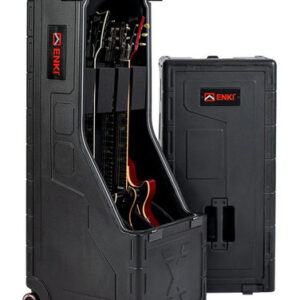 ENKI X-3 Electric Guitar Case for 3 Electric Guitars or 2 Acoustic Guitars in Black
