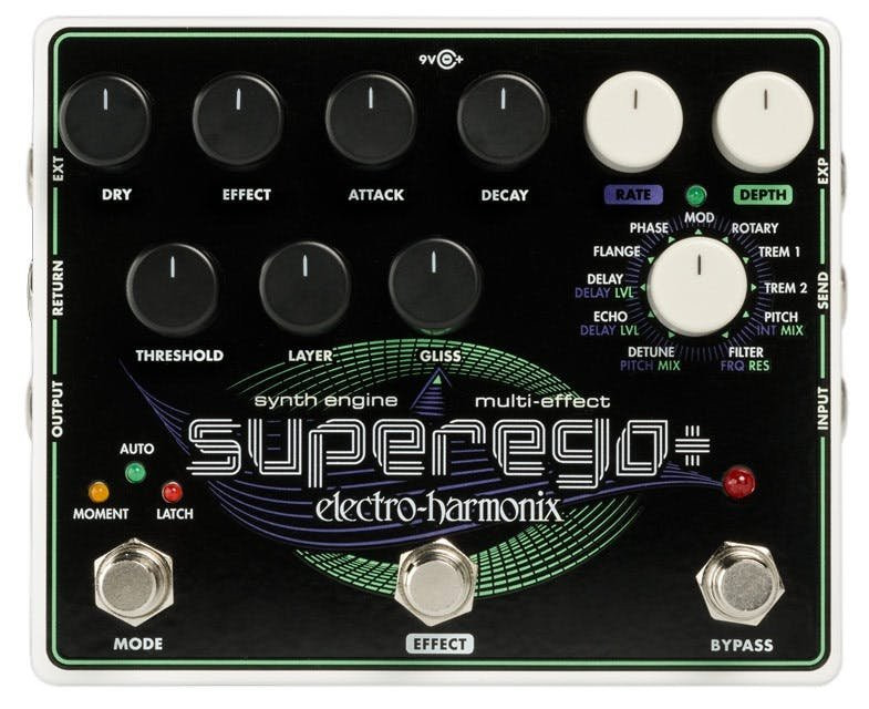 Electro Harmonix Super Ego Plus Synth Engine Pedal