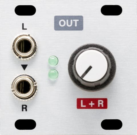 Intellijel Stereo Line Out 1U Stereo Output Eurorack Module