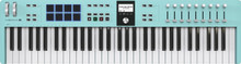 Arturia KeyLab Essential 61 mk3 Aquamarine MIDI Keyboard & Controller - Image 2