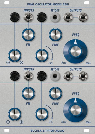 Buchla & Tiptop Audio 258t Dual Oscillator