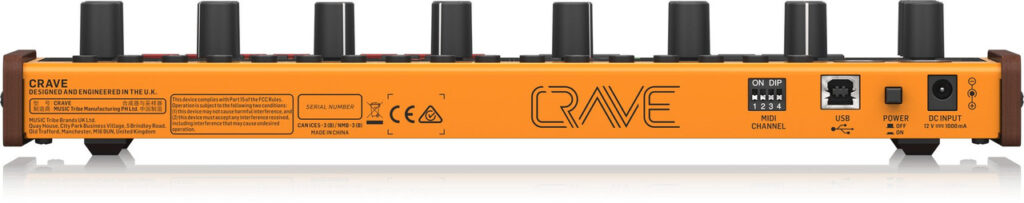 Behringer Crave Analogue Semi-Modular Synthesizer with 32-step Sequencer