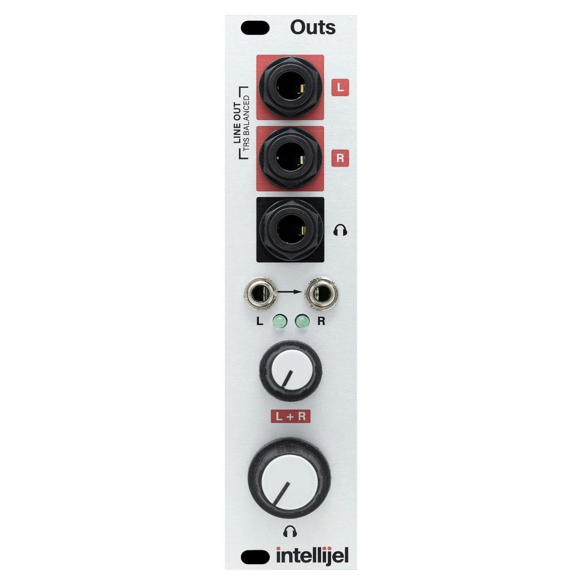 Intellijel Outs Balanced Stereo Line & Headphone Output Eurorack Module - Image 4
