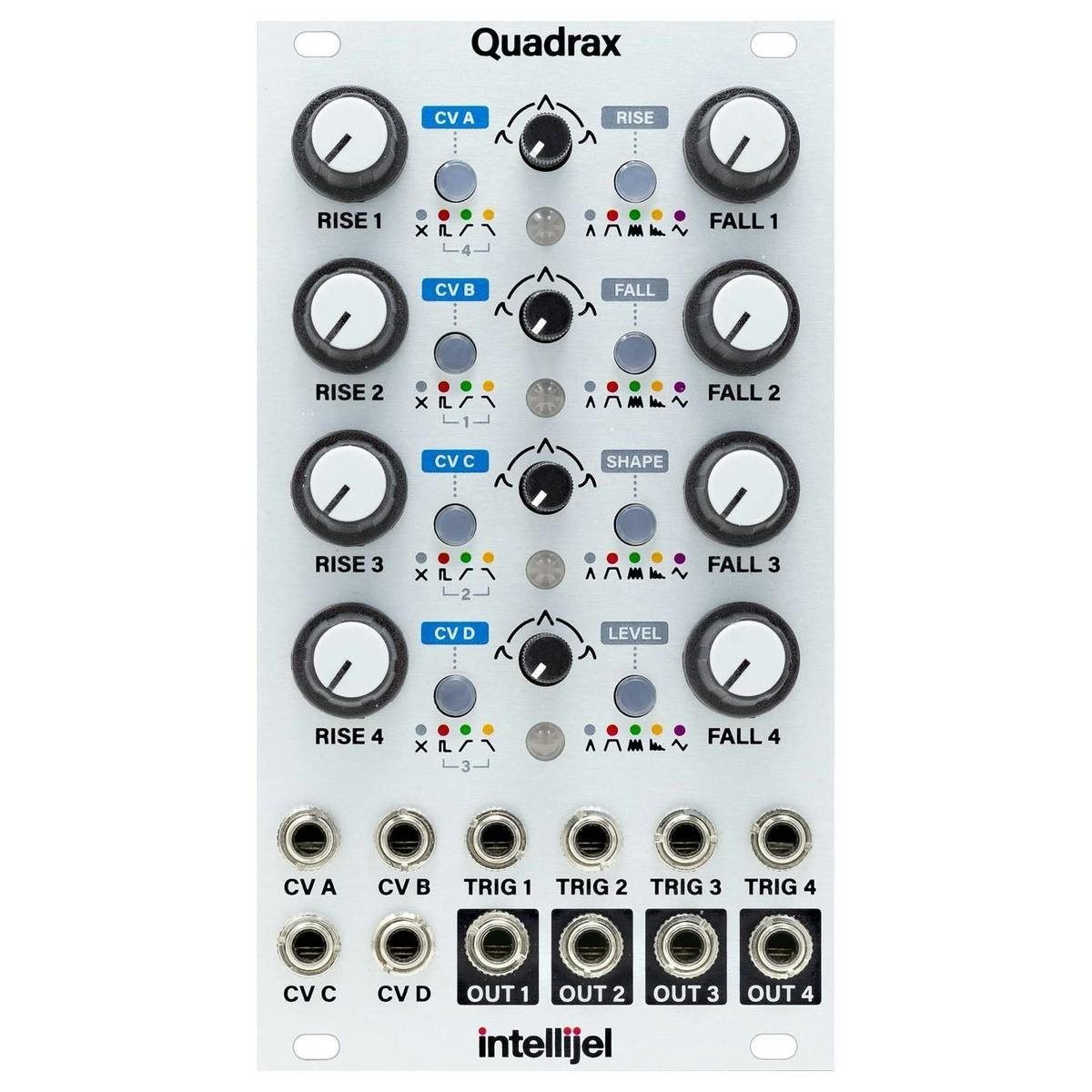 Intellijel Quadrax - Quad Function Generator - Eurorack Module - Image 4