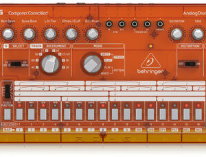 Behringer RD-6-TG Classic Analogue Drum Machine in Orange - Image 1