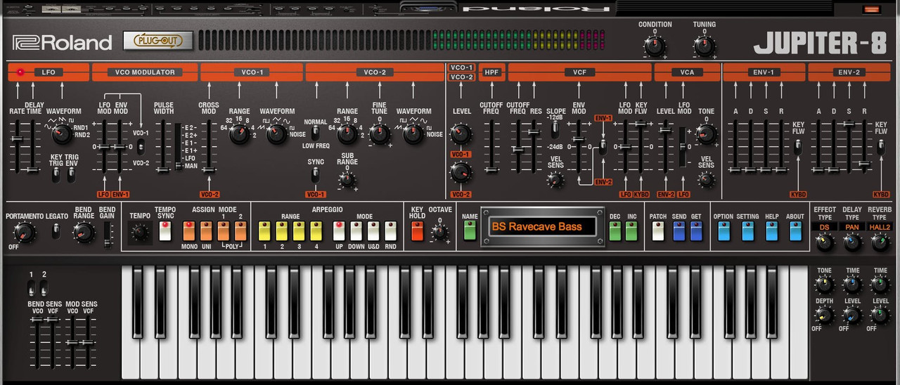 Roland Cloud Jupiter-8 Virtual Instrument Plugin - Lifetime Key
