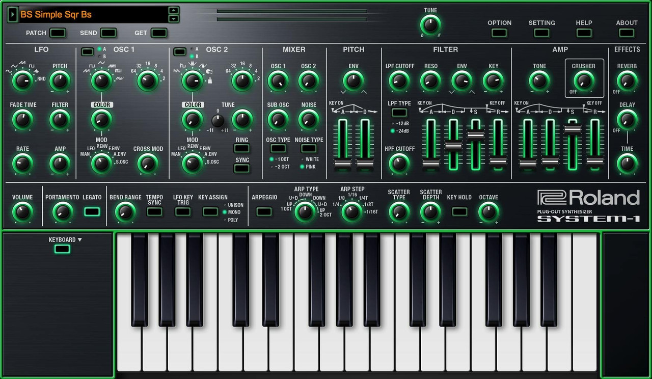 Roland Cloud System-1 Virtual Instrument Plugin - Lifetime Key