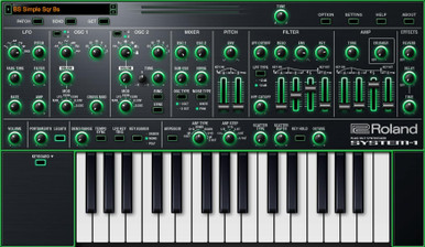 Roland Cloud System-1 Virtual Instrument Plugin - Lifetime Key