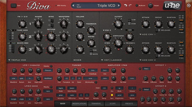 u-he Diva Virtual Analogue Synthesiser Plugin
