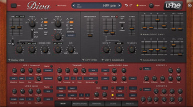 u-he Diva Virtual Analogue Synthesiser Plugin - Image 2