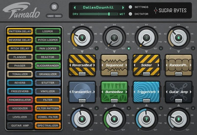 Sugar Bytes Turnado Multi Effects Plugin