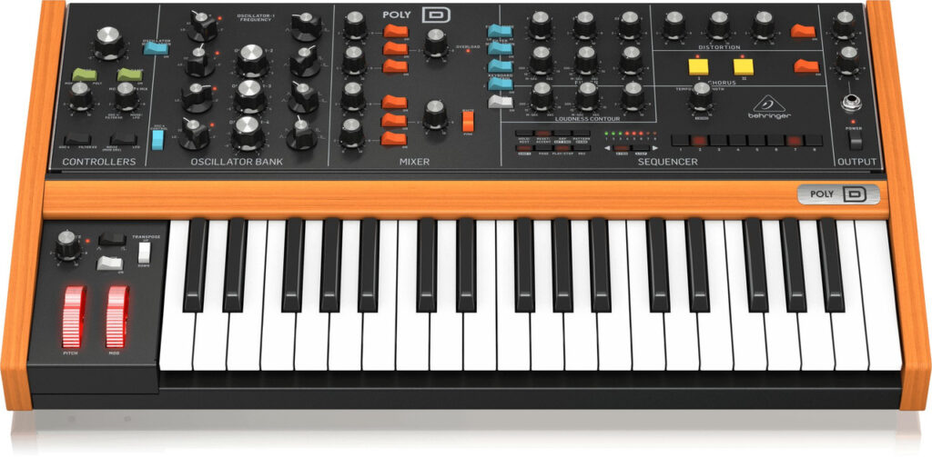 Behringer Poly D Analogue 4-Voice Polyphonic Synthesizer