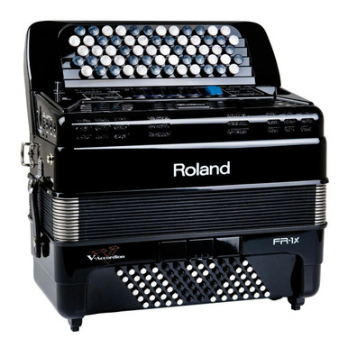 Roland FR-1x Compact V-Accordion Button in Black - Image 2