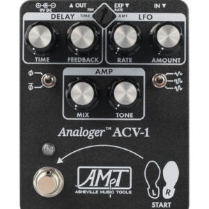 Asheville Music Tools ACV-1 Analog Chorus / Vibrato Pedal in Textured Black
