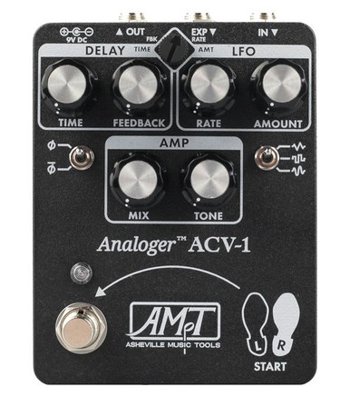 Asheville Music Tools ACV-1 Analog Chorus / Vibrato Pedal in Textured Black
