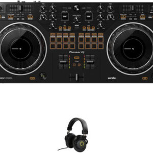 Pioneer DDJ-REV1 Bundle With Headphones