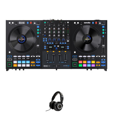 Rane Four - Four-Channel Stems DJ Controller Bundle With Headphones