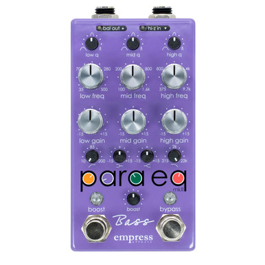 Empress Bass ParaEQ Parametric EQ Pedal