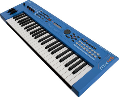 Yamaha MX49 MKII - 49 Key Digital Synthesizer in BLUE