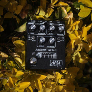 Asheville Music Tools AFG-1 Dynamic Analogue Flanger Pedal in Textured Black - Image 2