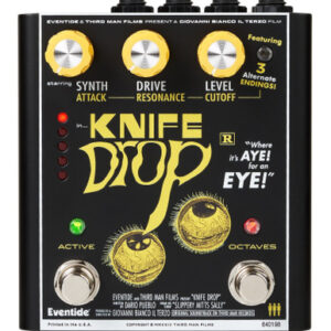 Eventide Knife Drop Fuzz Octave Pedal with Monophonic Synth