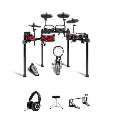 Alesis Nitro Pro XL Bundle Package inc Double Pedal