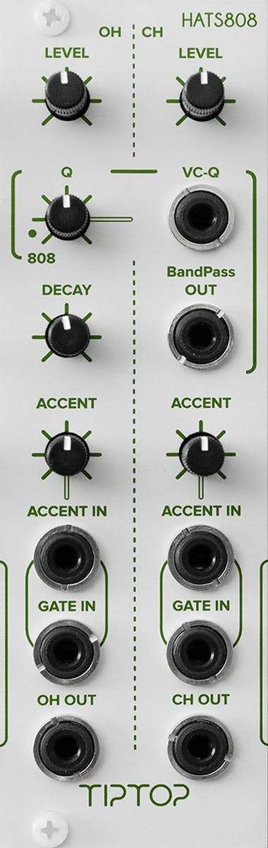 TipTop Audio - HATS808 TR808 Hi-Hats Drum Generator - Image 4