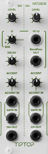 TipTop Audio - HATS808 TR808 Hi-Hats Drum Generator