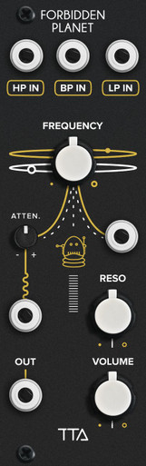 TipTop Audio - Forbidden Planet Analog Filter - Black