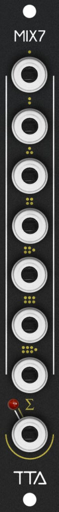 TipTop Audio - MIX7 Analog Summing Mixer - Black