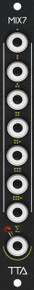 TipTop Audio - MIX7 Analog Summing Mixer - Black - Image 2
