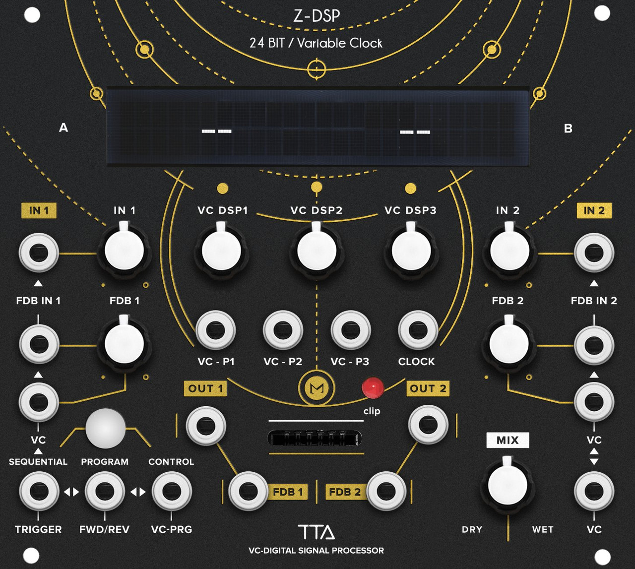 TipTop Audio - Z-DSP Voltage Controlled Digital Signal Processor Black - Image 4