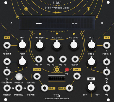 TipTop Audio - Z-DSP Voltage Controlled Digital Signal Processor Black