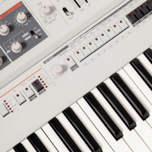 UDO Super 6 - 12 Voice Binaural Analogue Hybrid Synthesizer in White - Image 6