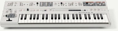 UDO Super 6 - 12 Voice Binaural Analogue Hybrid Synthesizer in White