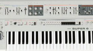 UDO Super 6 - 12 Voice Binaural Analogue Hybrid Synthesizer in White - Image 1